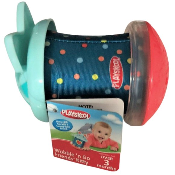 Playskool Wobble'n Go Friends Kitty Cat Baby Toy 3M+ Tummy Time Motor Skills - Picture 4 of 6